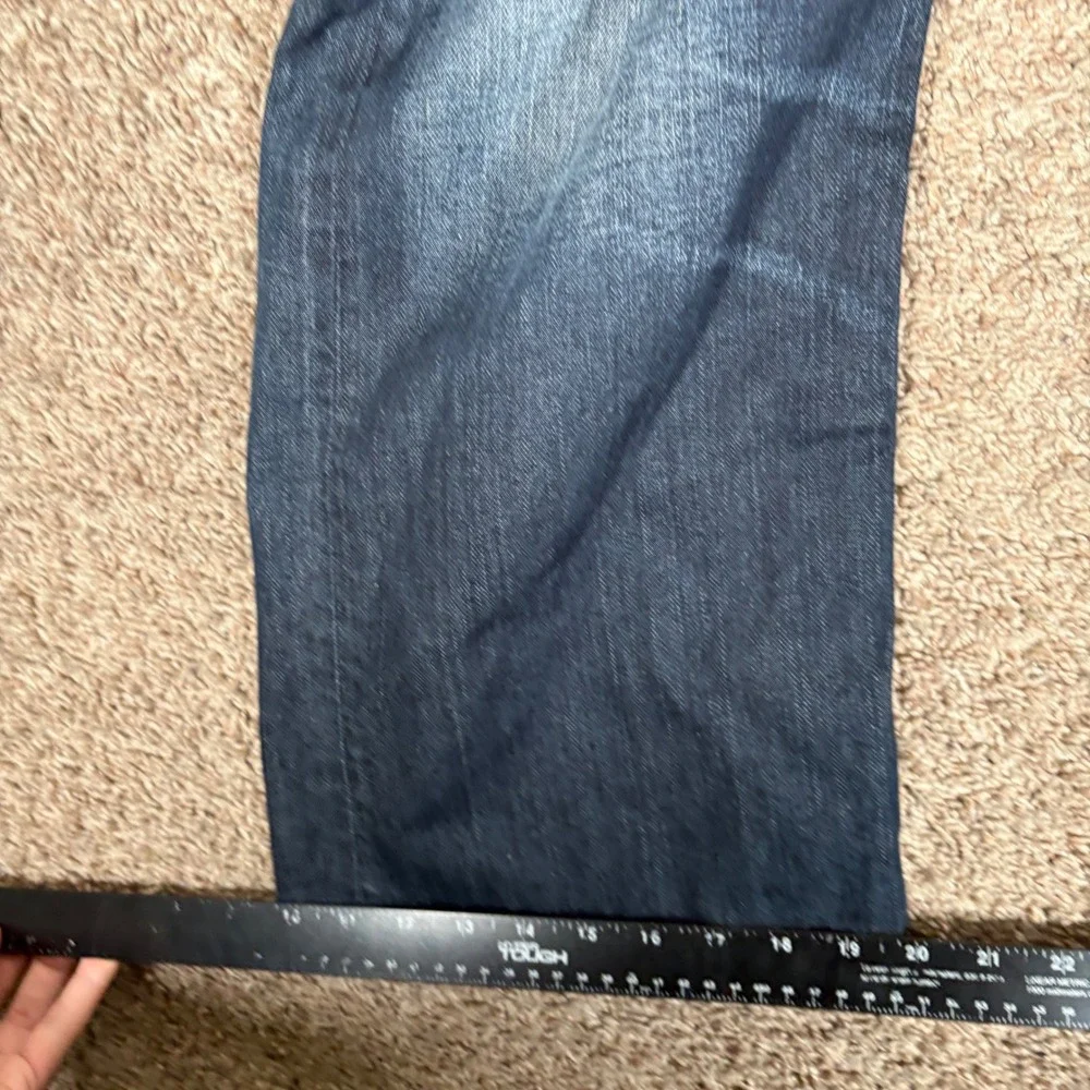 Silver Jeans Co Mens W38 L30  Zac Bootcut‎ Dark Wash Denim Blue Jeans